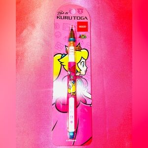 Nintendo Stationary Mechanical Pencils Kurutoga Princess Peach from Japan